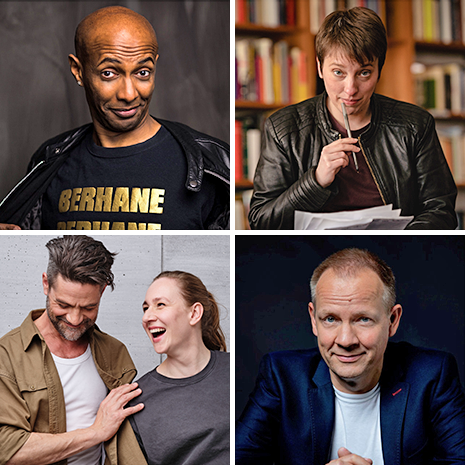 Berhane Berhane, Annika Blanke, Hart auf Hart und Thomas Schreckenberger (v.l.o.n.r.u.)